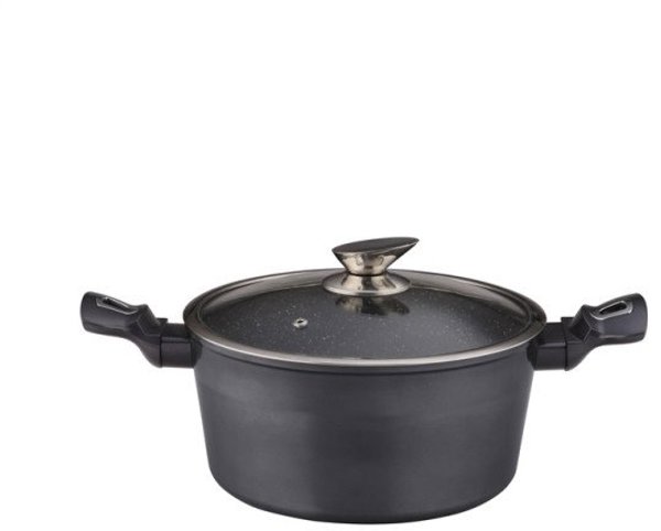 Domoletti Κασσαρόλα Γκρι Μεταλλική D24cm 4.4L