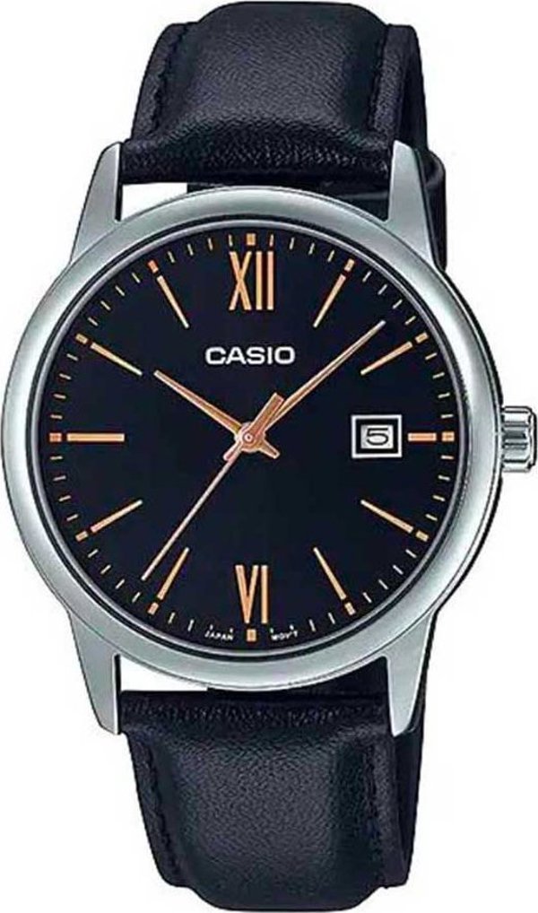 Ρολόι CASIO μάρκας CASIO μοντέλο MTP-V002L χρώμα Μαύρο. Αξεσουάρ ανδρικό. Σεζόν: Όλο το χρόνο NoSize