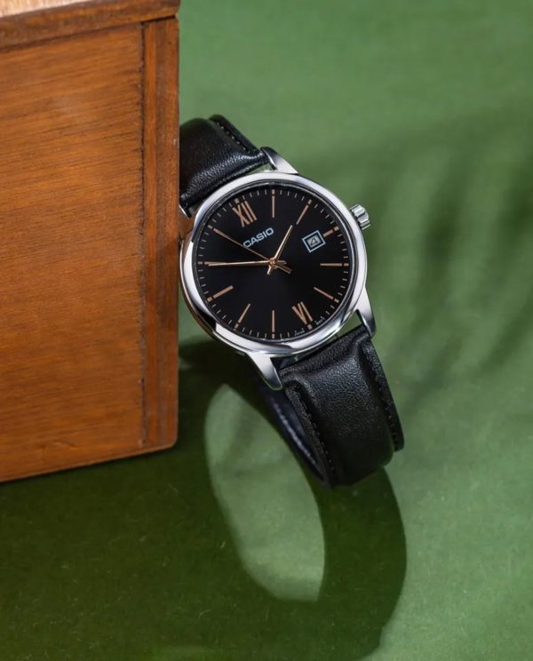 Ρολόι CASIO μάρκας CASIO μοντέλο MTP-V002L χρώμα Μαύρο. Αξεσουάρ ανδρικό. Σεζόν: Όλο το χρόνο NoSize