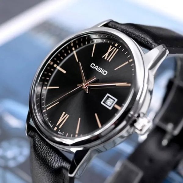 Ρολόι CASIO μάρκας CASIO μοντέλο MTP-V002L χρώμα Μαύρο. Αξεσουάρ ανδρικό. Σεζόν: Όλο το χρόνο NoSize