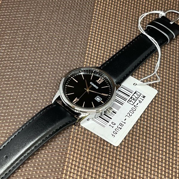 Ρολόι CASIO μάρκας CASIO μοντέλο MTP-V002L χρώμα Μαύρο. Αξεσουάρ ανδρικό. Σεζόν: Όλο το χρόνο NoSize