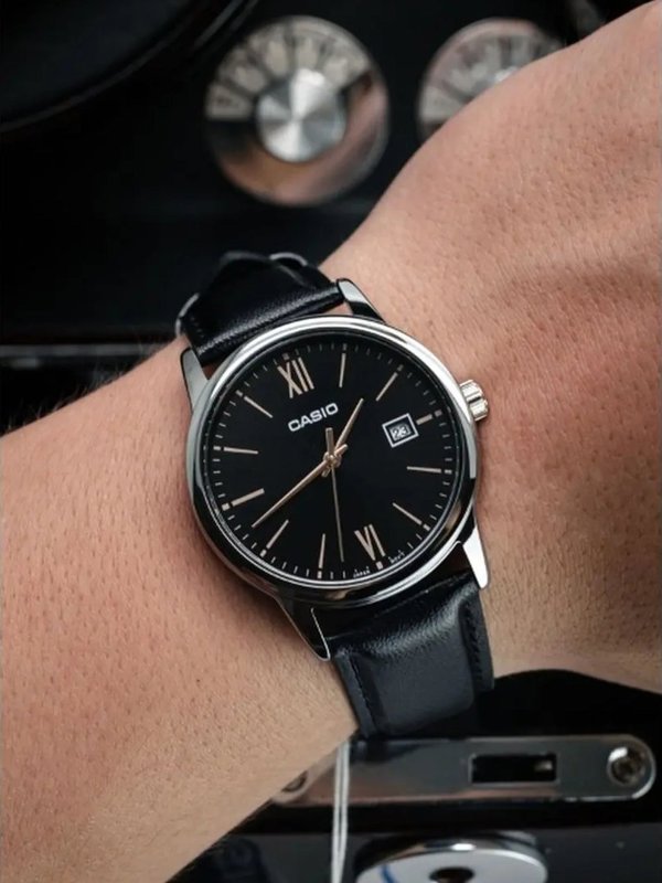 Ρολόι CASIO μάρκας CASIO μοντέλο MTP-V002L χρώμα Μαύρο. Αξεσουάρ ανδρικό. Σεζόν: Όλο το χρόνο NoSize