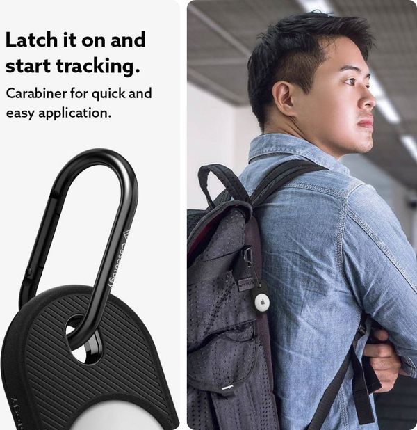 Θήκη Caseology Vault Apple AirTag Black