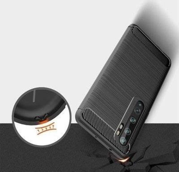 Θήκη Etui Carbon Lux Μαύρο Xiaomi Mi 10 Pro