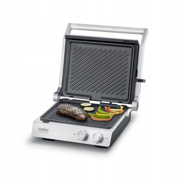 Caso Double Contact Grilis | SteakChef | Contact grill | 2000 W | Stainless Steel
