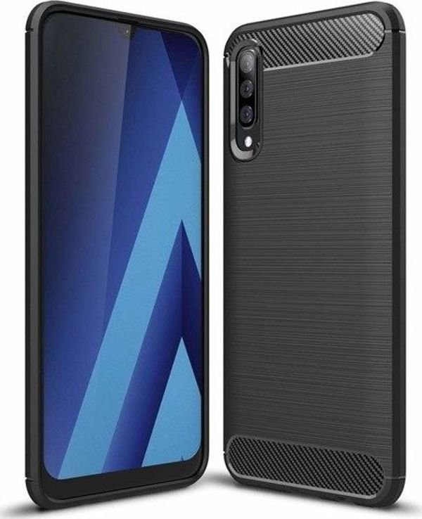 Θήκη Etui Carbon Lux Μαύρο Huawei Y6P