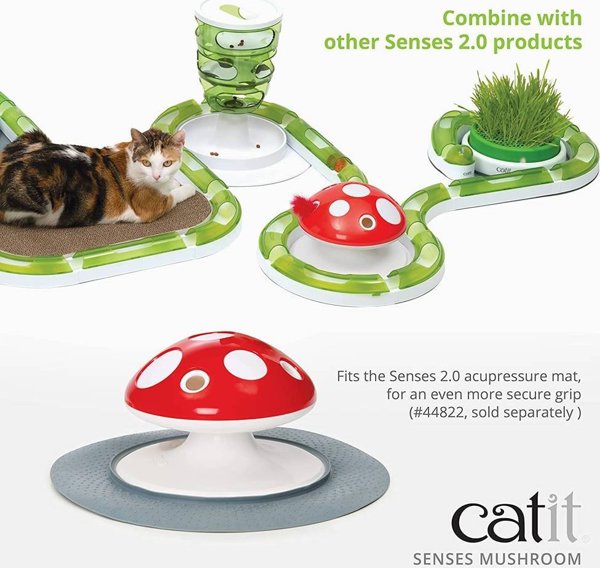 Catit CATIT Senses Mushroom Zabawka dla kota 15 x 24 cm