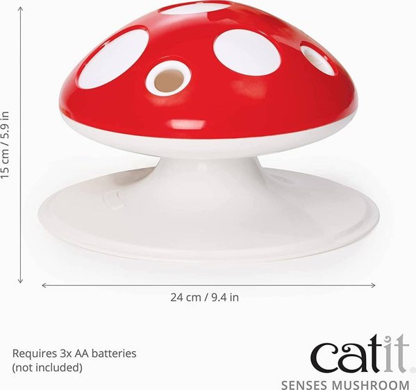 Catit CATIT Senses Mushroom Zabawka dla kota 15 x 24 cm