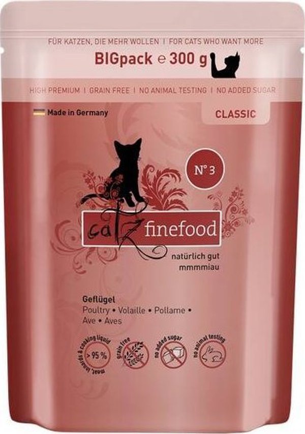 Catz Finefood Catz Finefood Classic Τροφή για Γάτες Πουλερικά 300g