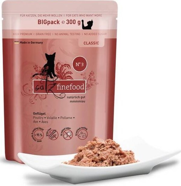 Catz Finefood Catz Finefood Classic Τροφή για Γάτες Πουλερικά 300g
