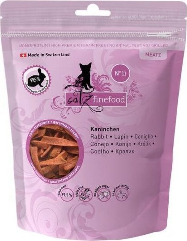 Catz Finefood Catz Finefood Meatz N11 Λιχουδιά για Γάτες Κουνέλι 45g