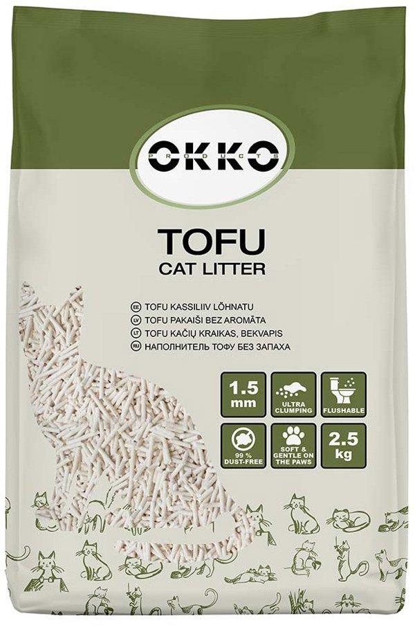 Άμμος γάτας Tofu χωρίς οσμή 2.5KG