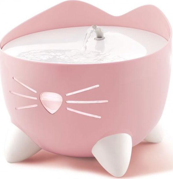 Catit Ποτίστρα Pixi για Γάτες, Ροζ Ανοιχτό, 2,5L, 22x22x19,5 εκ.