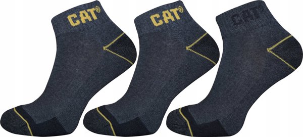 CAT Male socks CAT ZCM0571 gray 43/46 3pr