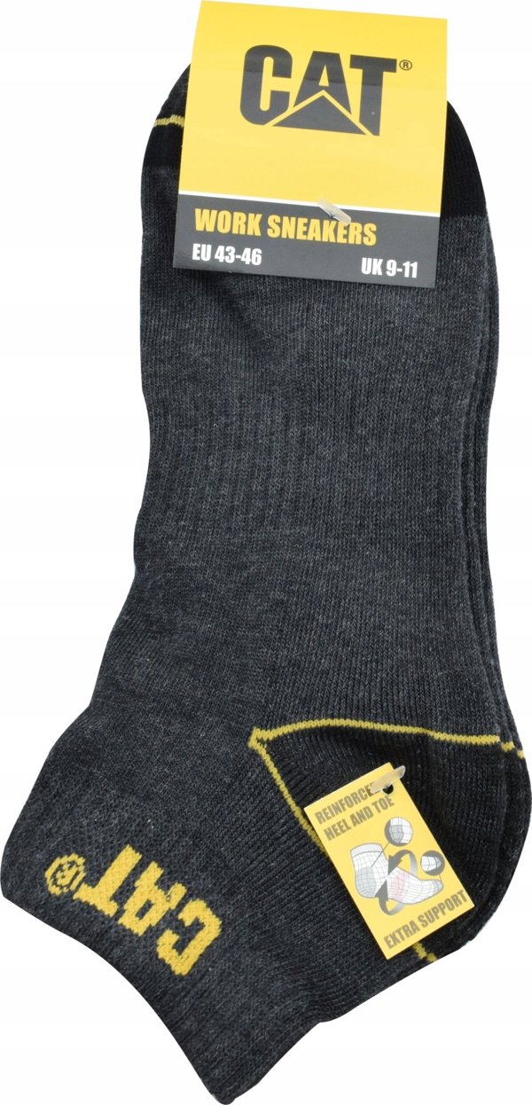 CAT Male socks CAT ZCM0571 gray 43/46 3pr