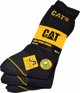 CAT Male socks CAT DYP393 black 41/45 3pr
