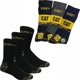 CAT Male socks CAT DYP393 black 41/45 3pr