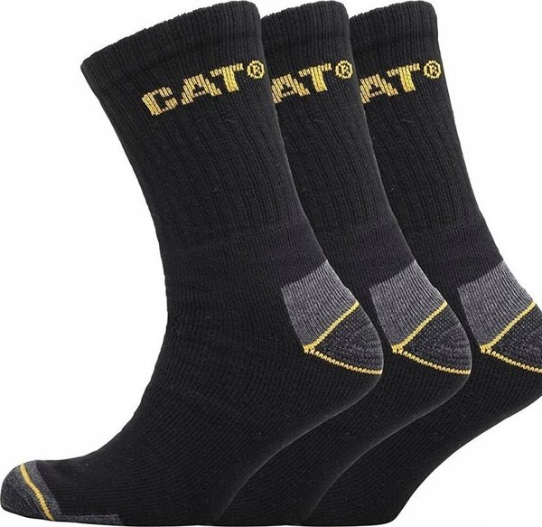 CAT Male socks CAT DYP393 black 41/45 3pr