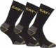 CAT Male socks CAT DYP393 black 41/45 3pr