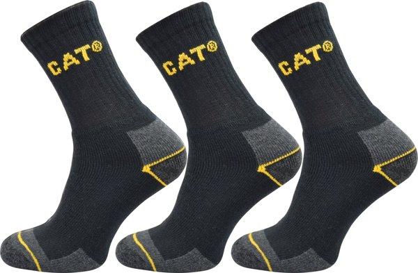 CAT Male socks CAT DYP393 black 41/45 3pr