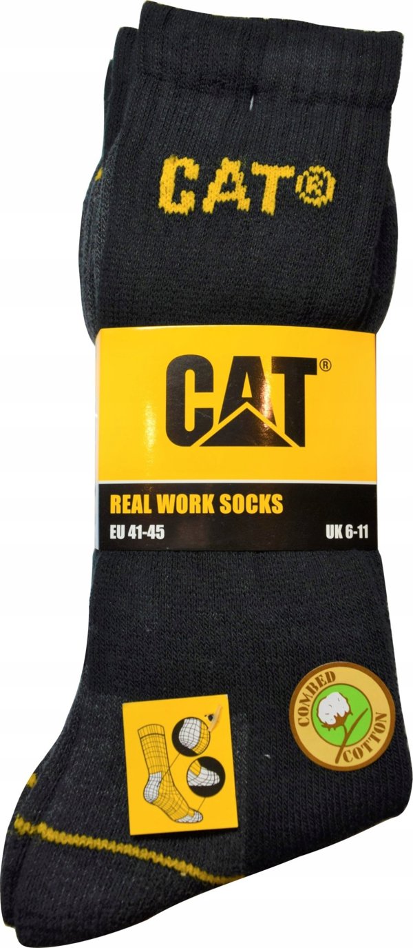 CAT Male socks CAT DYP393 black 41/45 3pr