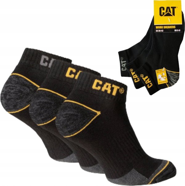 Κάλτσες ανδρικές CAT CAT ZCM0508 μαύρο 39/42 3ζεύγ