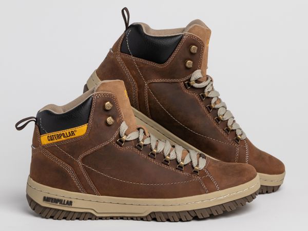 Caterpillar Ανδρικά Παπούτσια Apa Hi Καφέ Μέγεθος 46 (P711589)