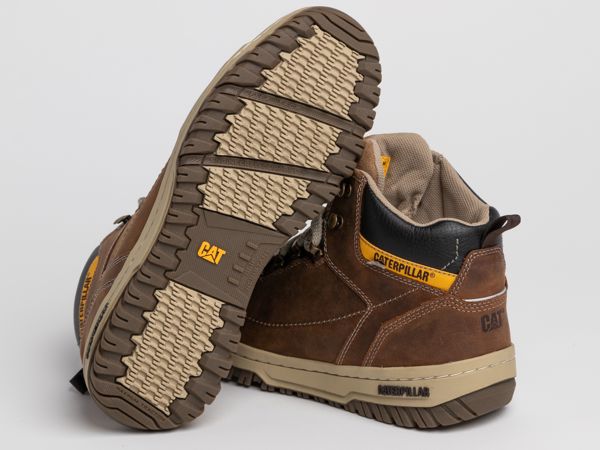 Caterpillar Ανδρικά Παπούτσια Apa Hi Καφέ Μέγεθος 46 (P711589)