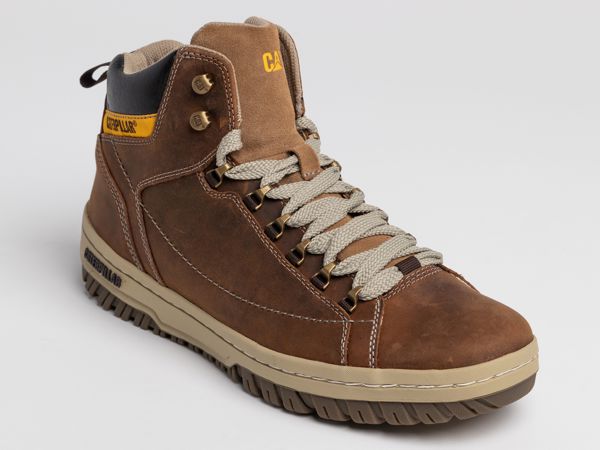 Caterpillar Ανδρικά Παπούτσια Apa Hi Καφέ Μέγεθος 46 (P711589)