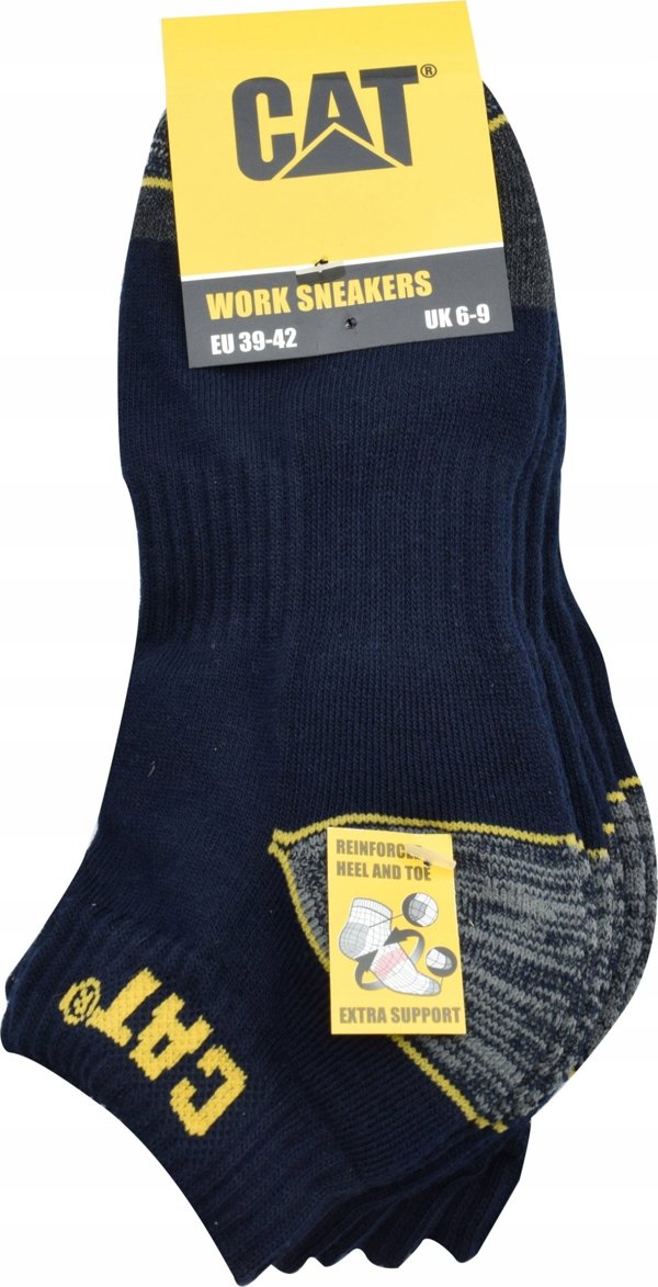 CAT Male socks CAT ZCM0570 gray 39/42 3pr