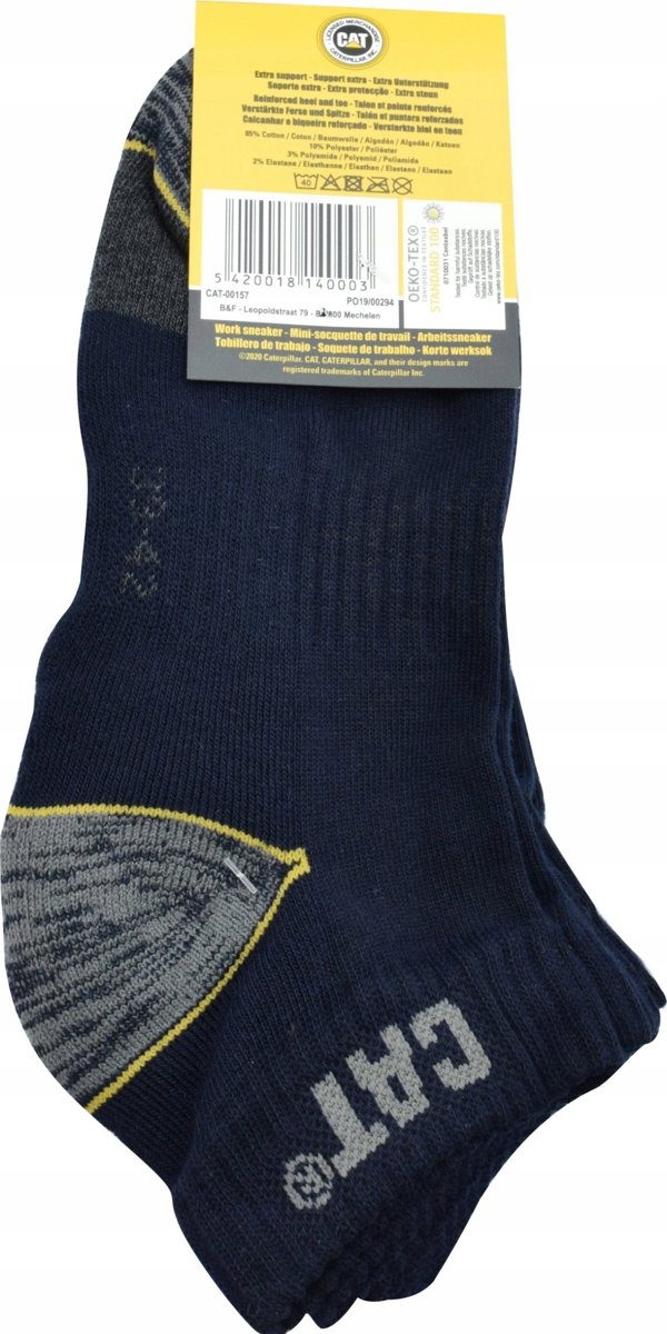CAT Male socks CAT ZCM0570 gray 39/42 3pr