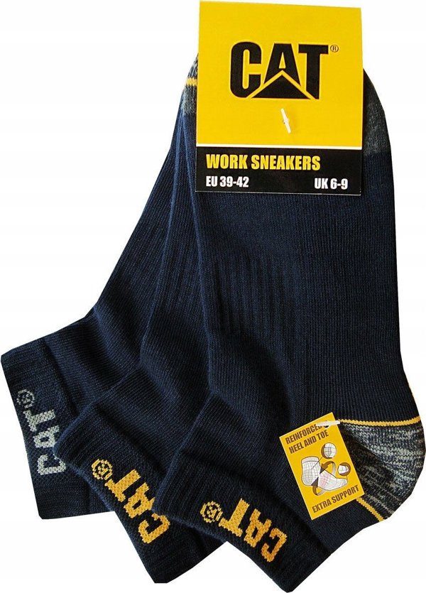 CAT Male socks CAT ZCM0570 gray 39/42 3pr
