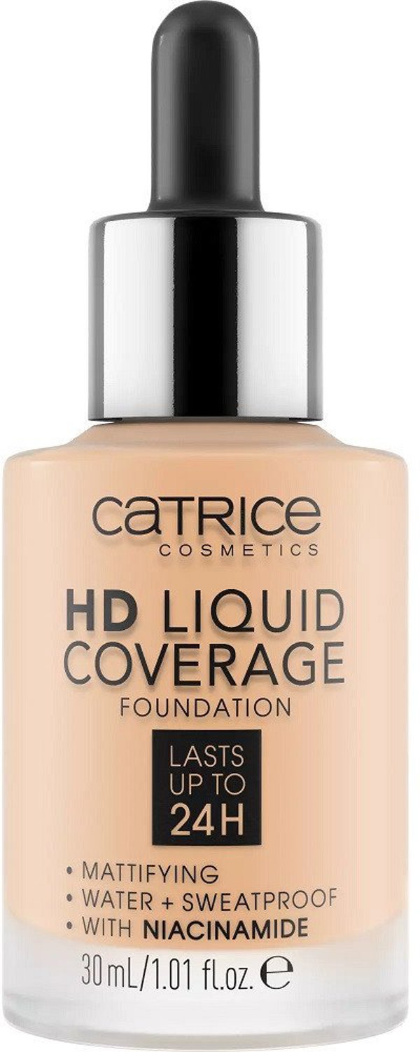 Catrice HD Liquid Coverage 24H Υγρό Foundation 30ml 005 Ivory Beige