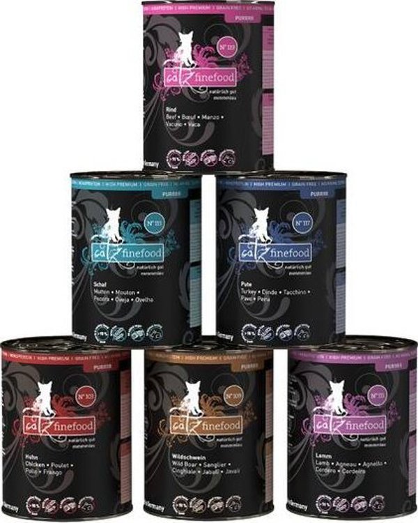 Catz Finefood Catz Finefood Pur Karma Για Γάτες Mix Κονσέρβες 6x400g