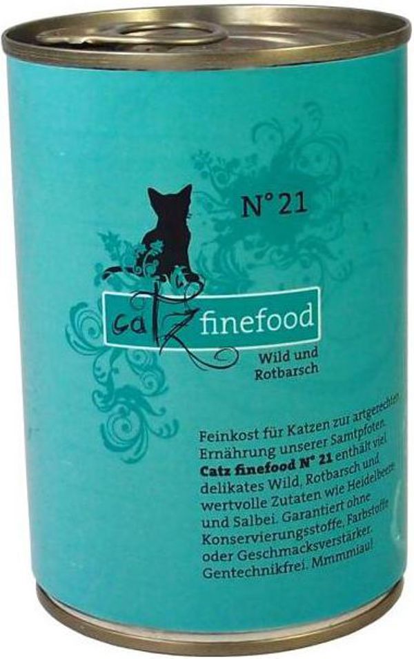 Catz Finefood Ν.21 Ελάφι και Κόκκινο Σκουμπρί κονσέρβα 400g