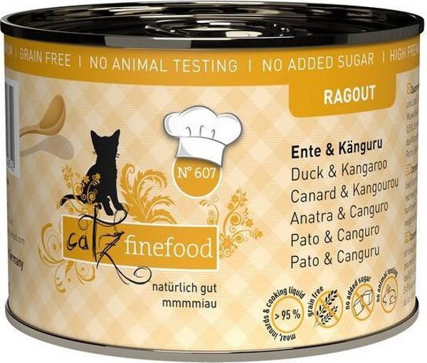 Catz Finefood Catz Finefood Τροφή για Γάτες Πάπια Καγκουρό 190g