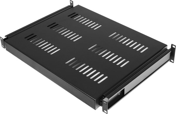 Caymon CAYMON SS160/B Συρόμενο ράφι για rack 19”, μαύρη έκδοση