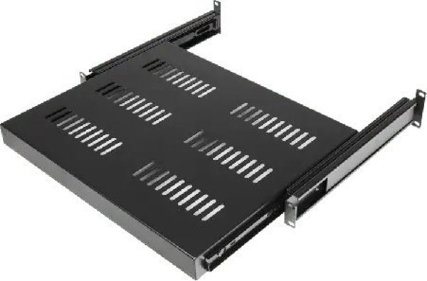 Caymon CAYMON SS160/B Συρόμενο ράφι για rack 19”, μαύρη έκδοση