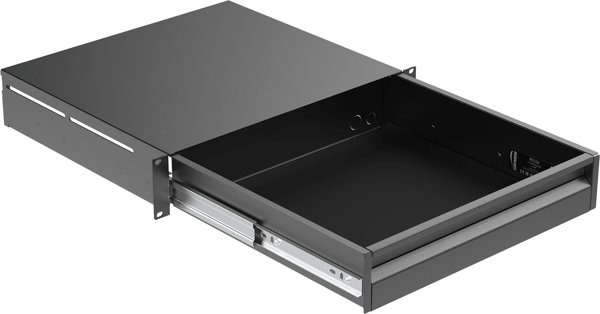 Συρτάρι Caymon CAYMON RD220/B για rack 19" 2U, μαύρη έκδοση