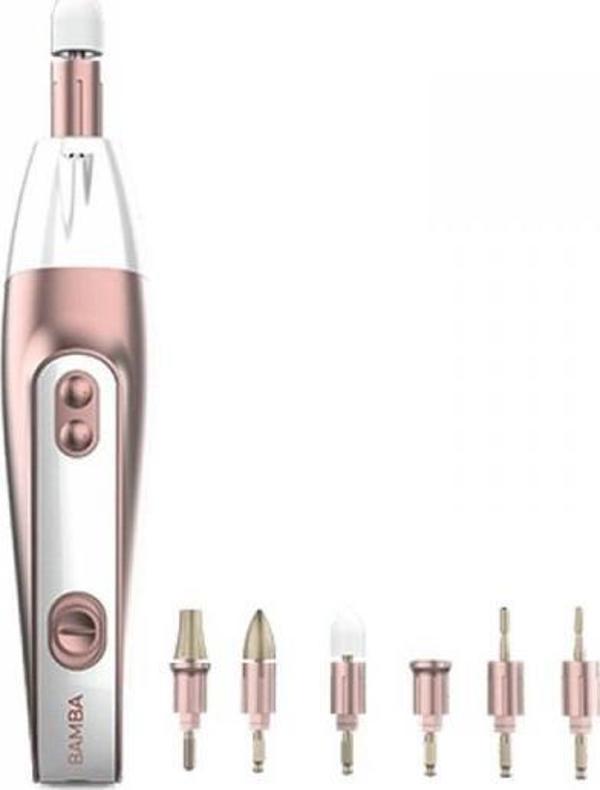 Cecotec Bamba PinkyCare 700 Perfect Nails - Ηλεκτρικός Κόφτης & Λιμάκι Νυχιών, Ροζ