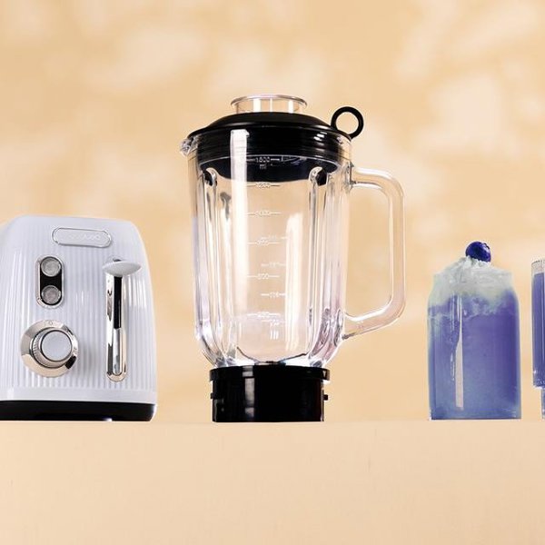 Cecotec Power Black Titanium RetroBlue 1,5 L Μπλέντερ 1200 W Μαύρο-Μπλε