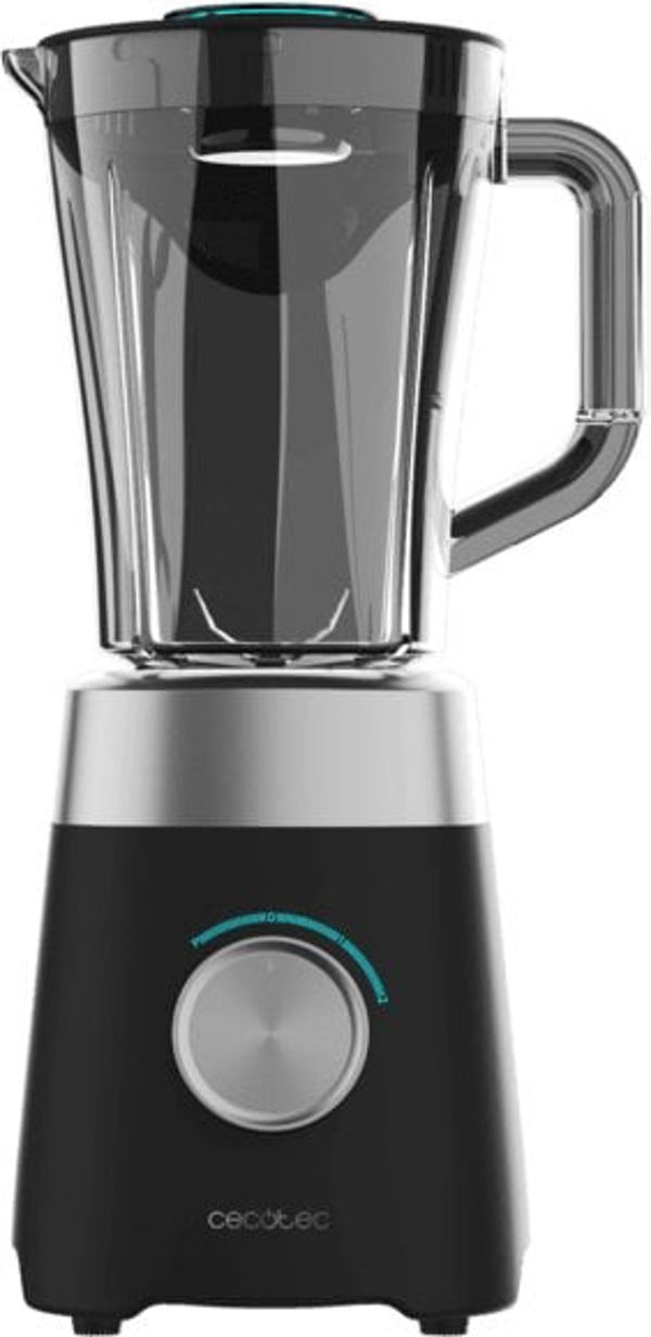 Cecotec Maišytuvas | Power Juodas Titanium 1300MAX B | Tabletop | 1300 W | Jar material Plastic | Jar capacity 1.5 L | Ice crushing | Juodas