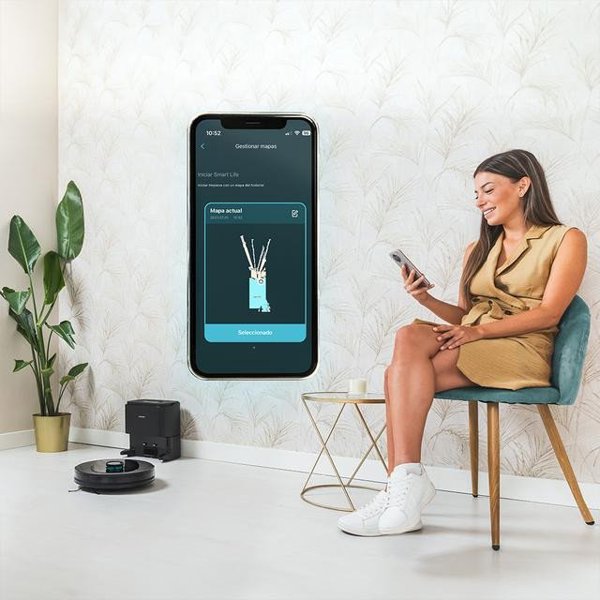 Cecotec Conga 8490 Ultimate Ultra Power Home Ρομποτική Σκούπα με Σύστημα Πλοήγησης Laser