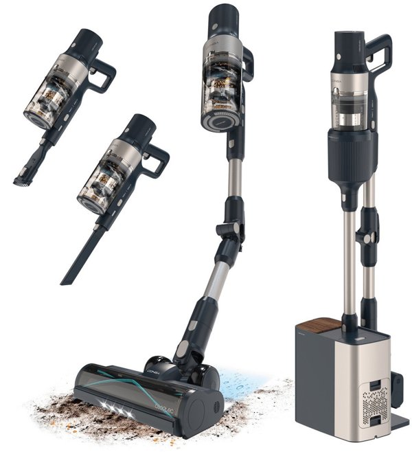 Cecotec Conga Rockstar 5500 Hurricane Station Flex Όρθια Ηλεκτρική Σκούπα με Σταθμό Καθαρισμού