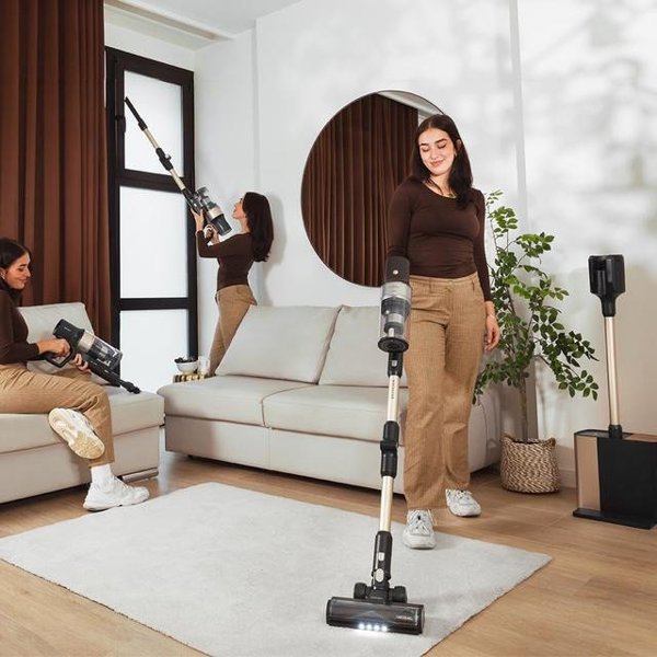 Cecotec Conga Rockstar 5500 Hurricane Station Flex Όρθια Ηλεκτρική Σκούπα με Σταθμό Καθαρισμού