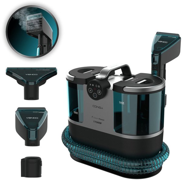 Cecotec Conga 7000 Carpet&Spot Clean Steam XXL - Ρομπότ Σκούπα Πλύσης