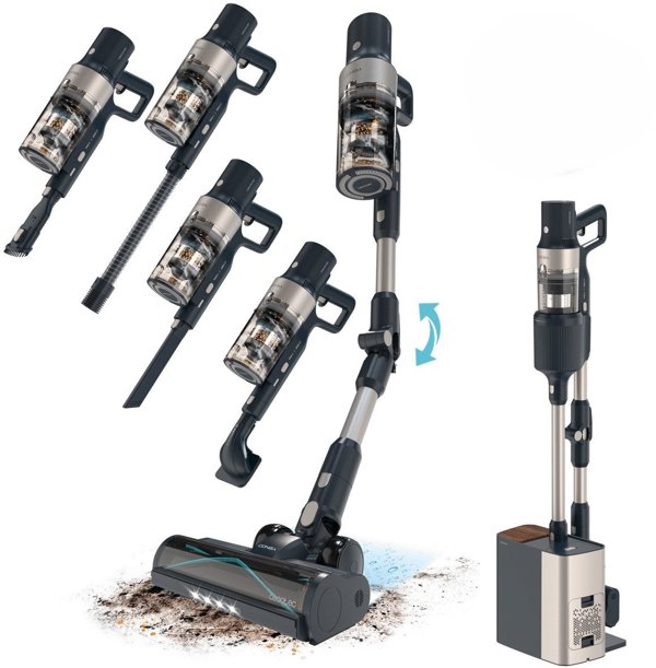 Cecotec Conga Rockstar 5500 Hurricane Station Pet Flex - Όρθια Ηλεκτρική Σκούπα με Σταθμό Καθαρισμού
