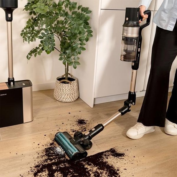 Cecotec Conga Rockstar 5500 Hurricane Station Pet Flex - Όρθια Ηλεκτρική Σκούπα με Σταθμό Καθαρισμού