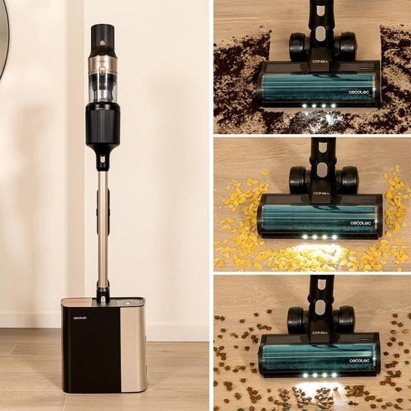 Cecotec Conga Rockstar 5500 Hurricane Station Pet Flex - Όρθια Ηλεκτρική Σκούπα με Σταθμό Καθαρισμού