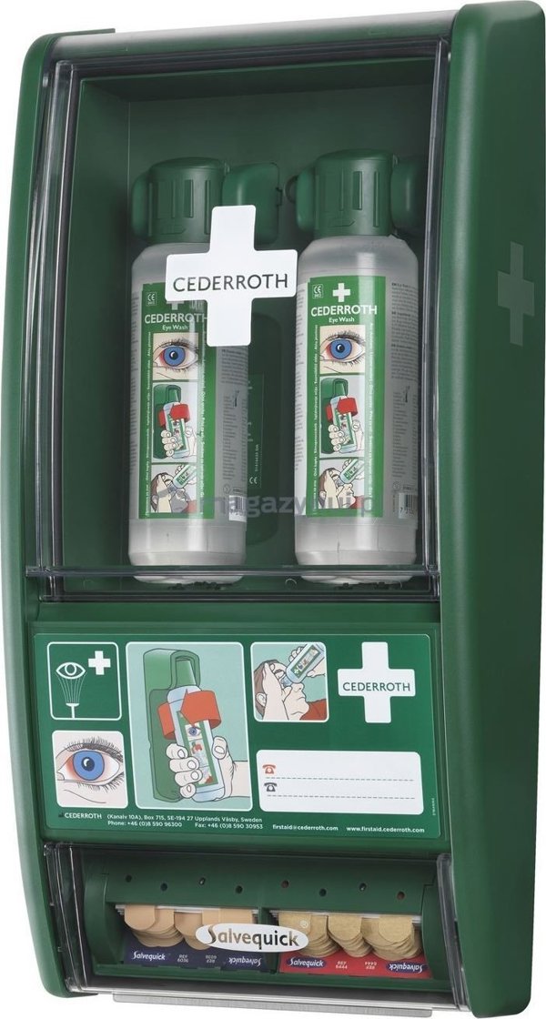 Σταθμός Cederroth για πλύσεις ματιών με εξοπλισμό